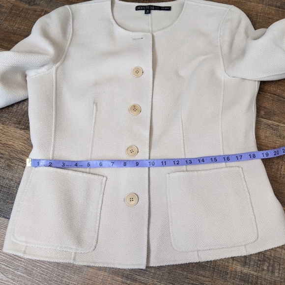 LAFAYETTE 148 wool angora blazer jacket business - Picture 9 of 10